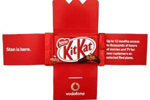 Picture of Kit Kat Case with 4 finger kit kat