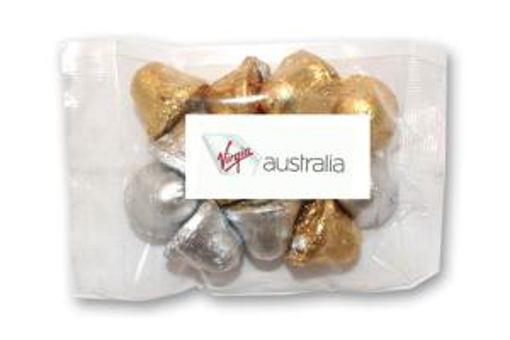 Picture of Branded Christmas Bells in 100g Cello Bag