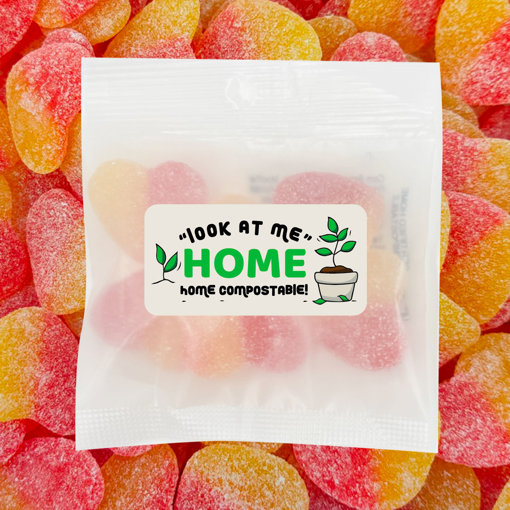 Picture of ECO Sour Peach Hearts 30g