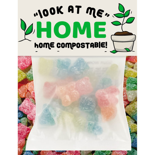 Picture of ECO Sour Bears 50g BILLBOARD CARD